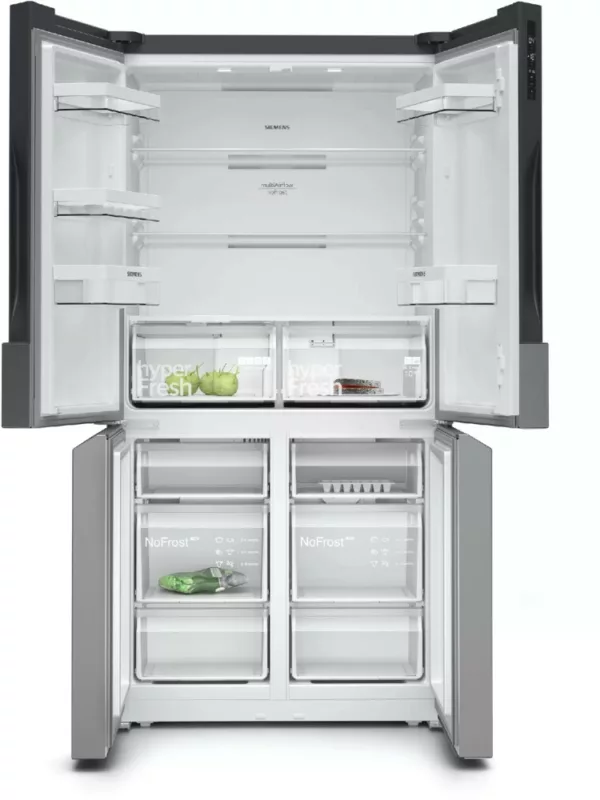 Siemens KF96NVPEA Iq300 side-by-side refrigerator with freezer compartment - cm. 91 o'clock 183 - l. 605 - anti-fingerprint stainless steel - Image 2