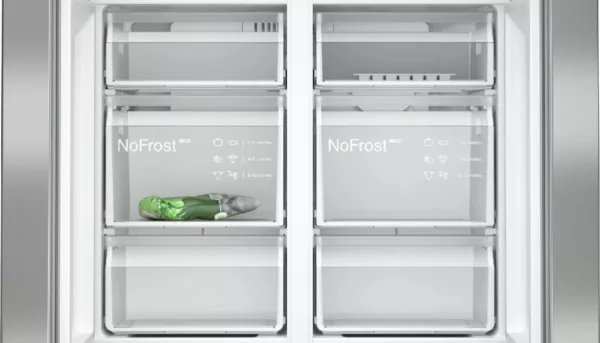 Siemens KF96NVPEA Iq300 side-by-side refrigerator with freezer compartment - cm. 91 o'clock 183 - l. 605 - anti-fingerprint stainless steel - Image 5