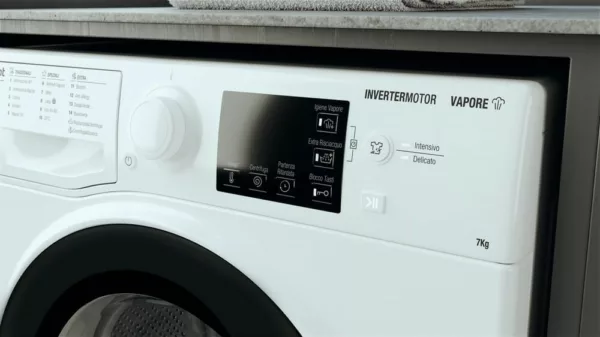 Hotpoint Ariston RSSGR527BI Slim washing machine cm. 60 - depth cm. 44 - capacity 7 kg - white - Image 5