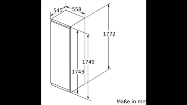 Siemens KI81RADE0 Iq500 built-in refrigerator cm. 56 o'clock 177 - l. 319 - Image 6