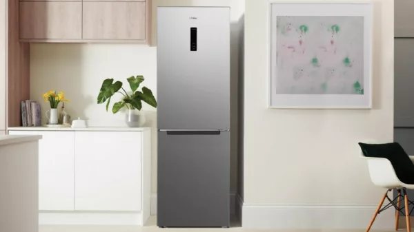 Haier HDW1620DNPK 1 Freestanding refrigerator with freezer cm. 60 h 200 - according to 377 - silver - Image 3
