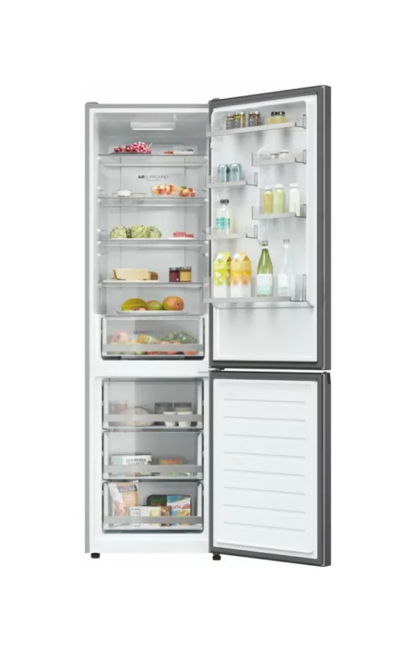 Haier HDW1620DNPK 1 Freestanding refrigerator with freezer cm. 60 h 200 - according to 377 - silver - Image 4