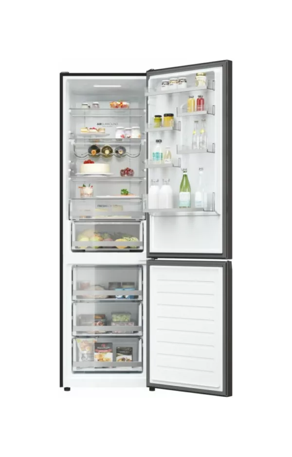 Haier HDW3620DNPD 3 Freestanding refrigerator with freezer cm. 60 h 200 - according to 377 - black - Image 2