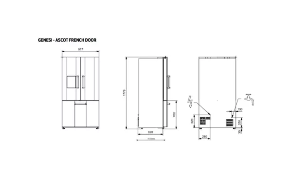 Steel refrigerator GQFRB-9F - Image 13