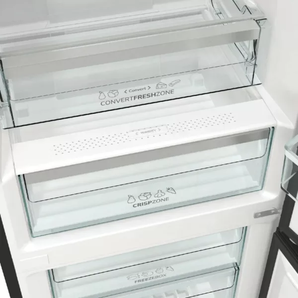 Gorenje NRK6192ABK4 Freestanding refrigerator with freezer cm. 60 o'clock 185 - l. 300 - black - Image 12