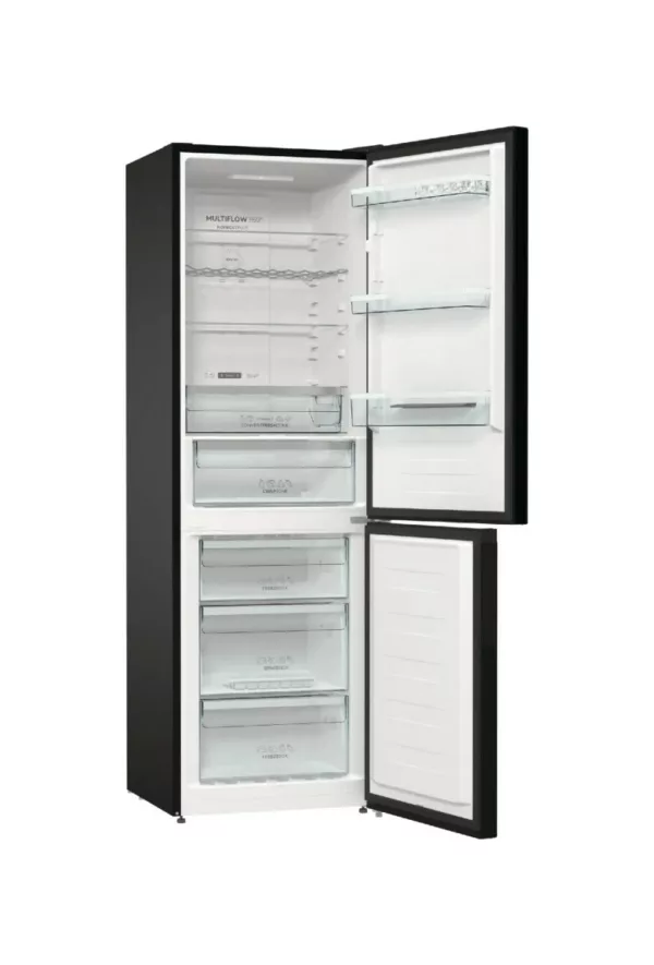Gorenje NRK6192ABK4 Freestanding refrigerator with freezer cm. 60 o'clock 185 - l. 300 - black - Image 3