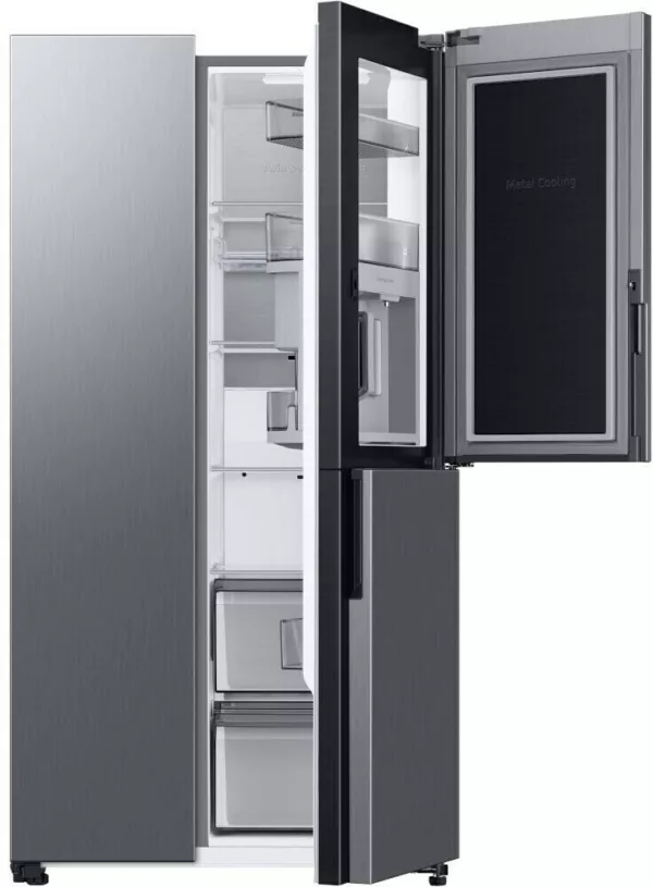Samsung RH69B8941S9 side by side refrigerator with freezer - cm. 91 o'clock 178 - l. 645 - stainless steel - Image 3