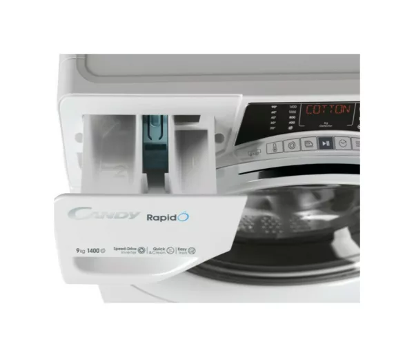 Candy RO1496DWMCT/1-S Rapidó washing machine cm. 60 - capacity 9 kg - white - Image 6