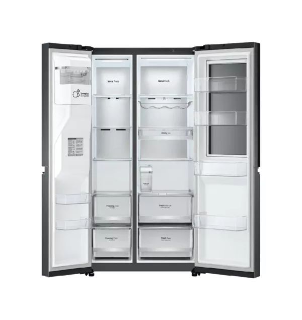 Lg GSXV91MCAE refrigerator with freezer compartment side by side cm. 91 o'clock 179 - l. 635 - black - Image 3