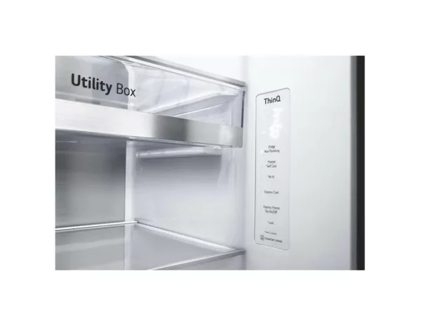 Lg GSXV91MCAE refrigerator with freezer compartment side by side cm. 91 o'clock 179 - l. 635 - black - Image 5