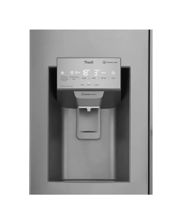 Lg GML844PZAE refrigerator with freezer compartment side by side cm. 84 o'clock 179 - l. 506 - stainless steel - Image 6