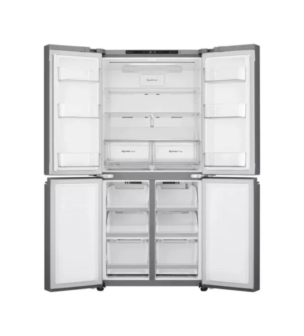 Lg GMB844PZFG refrigerator with freezer compartment side by side cm. 84 o'clock 179 - l. 530 - stainless steel - Image 2
