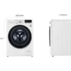 Lg F2WV5S8S0E V5 washing machine cm. 60 - capacity 8.5 kg - white - Image 12
