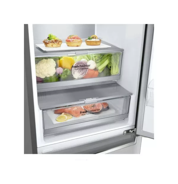 Lg GBB72NSUCN1 Freestanding refrigerator with freezer cm. 60 hours 203 - l. 384 - stainless steel - Image 8