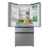 Hisense RF540N4WIE French door refrigerator freezer with dispenser cm. 79 hours 182 - 480 liters. - stainless steel - Image 2