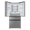 Hisense RF540N4WIE French door refrigerator freezer with dispenser cm. 79 hours 182 - 480 liters. - stainless steel - Image 3