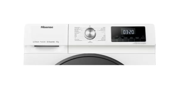 Hisense WFQA9014EVJMW washing machine cm.60 - capacity 9kg - white/black - Image 5