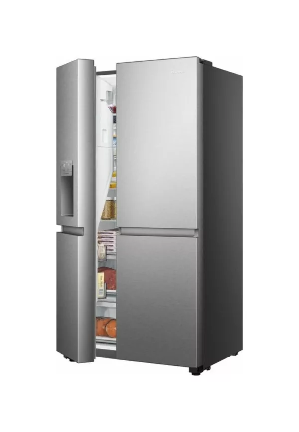 Hisense RS818N4TIE side by side refrigerator with freezer - cm. 91 hours 179 - lit. 647 - stainless steel - Image 5