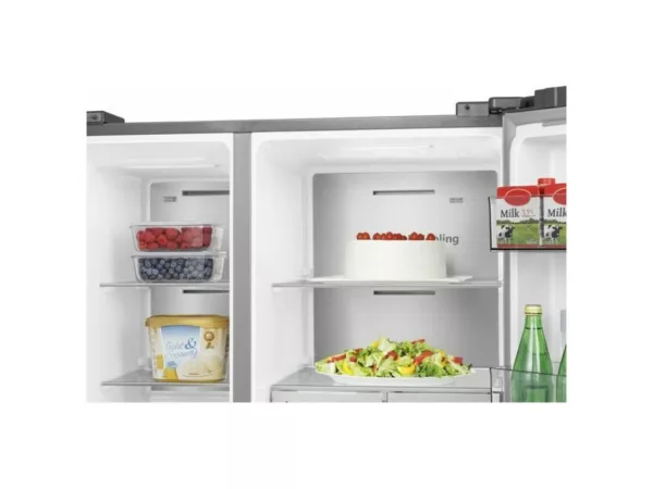 Hisense RS818N4TIE side by side refrigerator with freezer - cm. 91 hours 179 - lit. 647 - stainless steel - Image 8