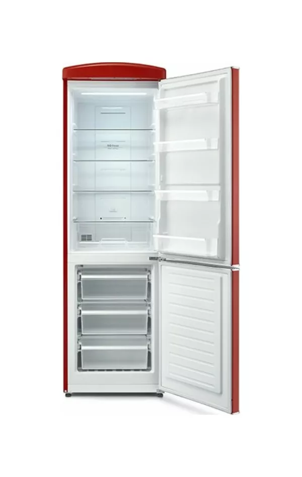 Severin RKG8997 Freestanding refrigerator with freezer - cm. 60 o'clock 195 - l. 315 - red - Image 2