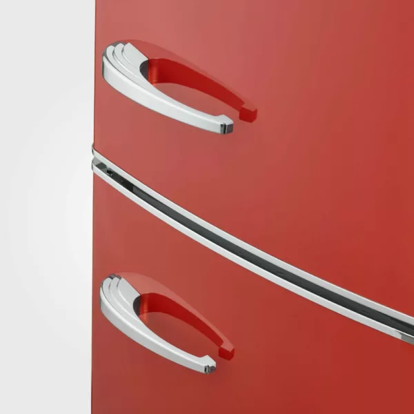 Severin RKG8997 Freestanding refrigerator with freezer - cm. 60 o'clock 195 - l. 315 - red - Image 5