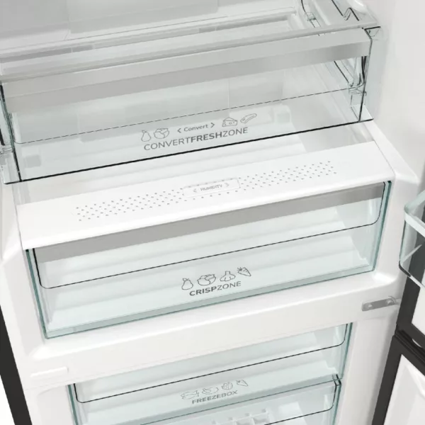 Gorenje NRK620EABXL4 Freestanding refrigerator with freezer - cm. 60 h 200 - according to 331 - black - Image 6