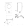 Smeg WN94SEB washing machine cm. 60 - capacity 9 kg. - white - Image 9