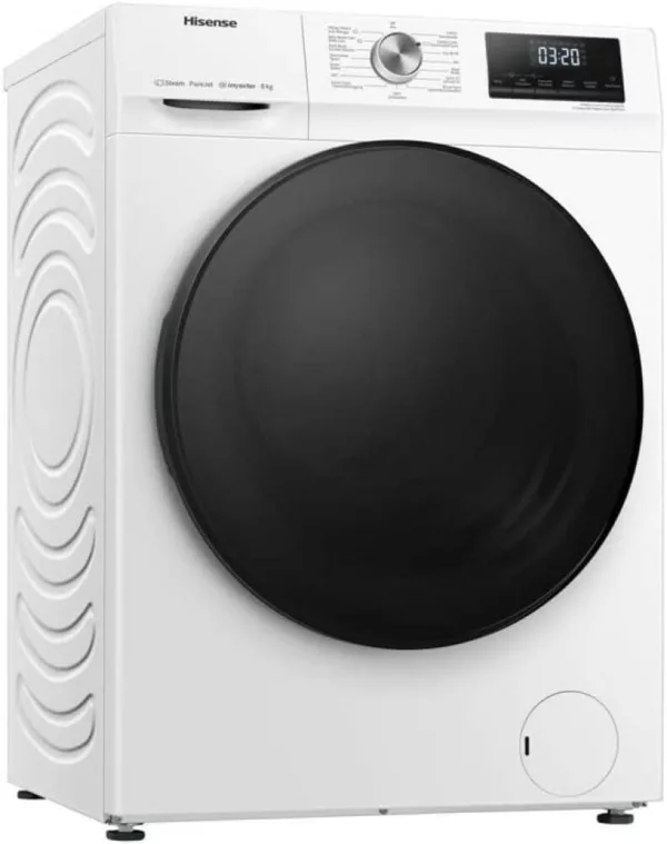 Hisense WFQA8014EVJM washing machine cm. 60 - capacity 8 kg - white/black - Image 2