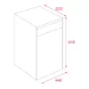 Teka DFS 24610 WH Freestanding dishwasher cm. 45 - 9 place settings - white - Image 8