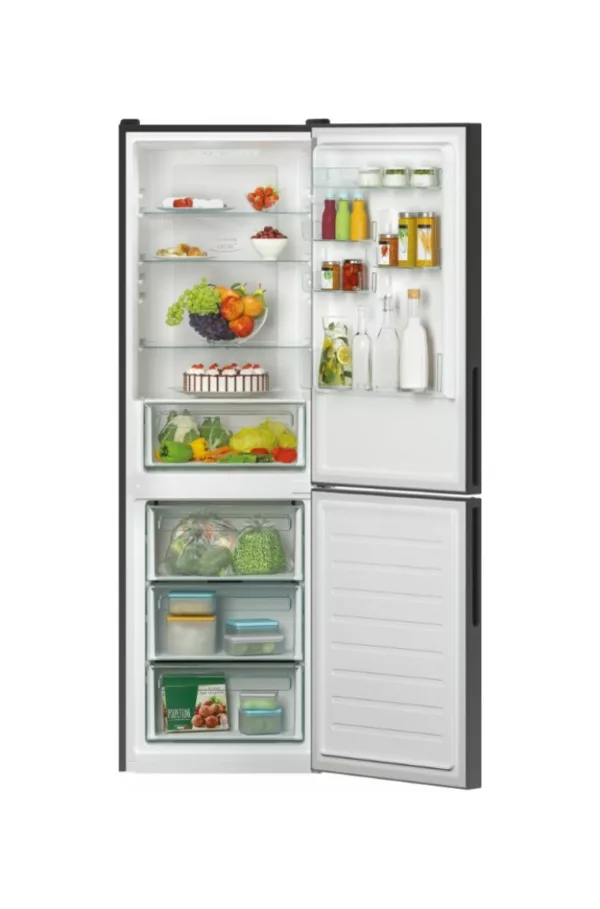Candy CCE4T618EB Freestanding refrigerator with freezer cm. 60 o'clock 185 - l. 341 - black - Image 3
