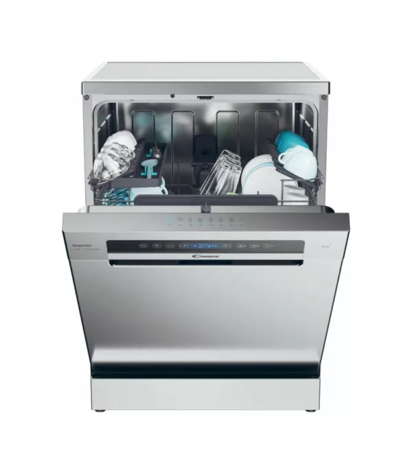 Candy CF 4C6F0X Rapido' Freestanding dishwasher cm. 60 - 14 place settings - stainless steel - Image 2