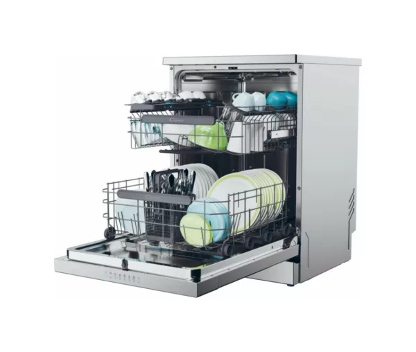 Candy CF 4C6F0X Rapido' Freestanding dishwasher cm. 60 - 14 place settings - stainless steel - Image 6