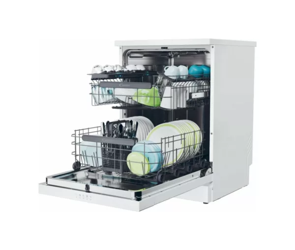 Candy CF 4E7L0W Rapido' Freestanding dishwasher cm. 60 - 14 place settings - white - Image 9