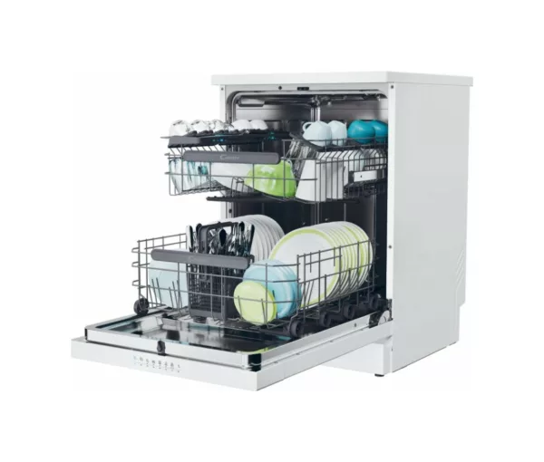 Candy CF 4C6F0W Rapidò Freestanding dishwasher cm. 60 - 14 place settings - white - Image 6