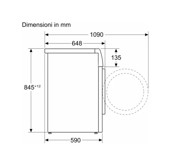 Bosch WGB24400IT Series 8 washing machine cm. 60 - capacity 9 kg - white - Image 5