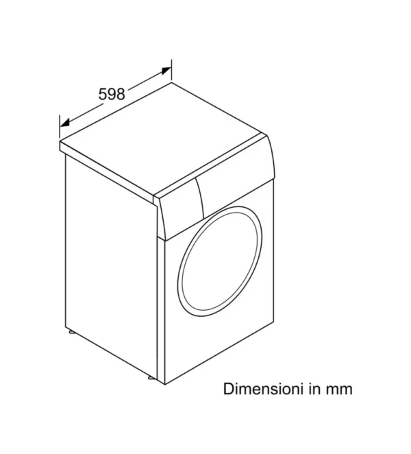 Bosch WGB24400IT Series 8 washing machine cm. 60 - capacity 9 kg - white - Image 6