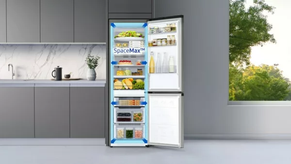Samsung RB33B610EBN Ecoflex Freestanding refrigerator with freezer – cm. 60 hours 185 - l. 344 - black - Image 4
