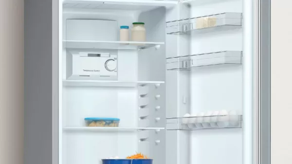 Balay 3KFE561MI Freestanding refrigerator with freezer – cm. 60 hours 186 - l. 305 – matt, fingerprint-proof stainless steel - Image 5