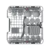 Hotpoint Ariston HIC 3C26N WF Total integrated dishwasher cm. 60 - 14 covers - Image 11