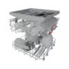 Hotpoint Ariston HIC 3C26N WF Total integrated dishwasher cm. 60 - 14 covers - Image 12