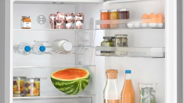 Bosch KGN367LDF Series 4 Freestanding refrigerator with freezer – cm. 60 hours 186 - l. 321 – stainless steel - Image 4