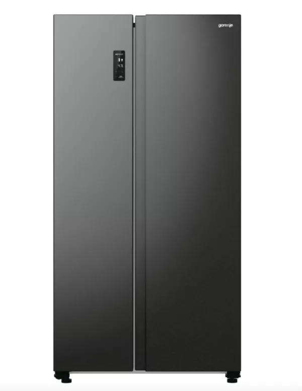 Gorenje NRR9185EABXL refrigerator with side-by-side freezer cm. 92 hours 179 – lit. 550 – black stainless steel