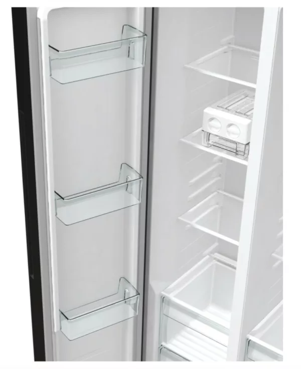 Gorenje NRR9185EABXL refrigerator with side-by-side freezer cm. 92 hours 179 – lit. 550 – black stainless steel - Image 5