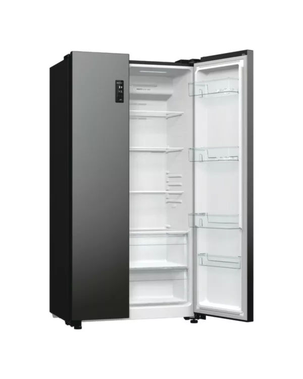 Gorenje NRR9185EABXL refrigerator with side-by-side freezer cm. 92 hours 179 – lit. 550 – black stainless steel - Image 6