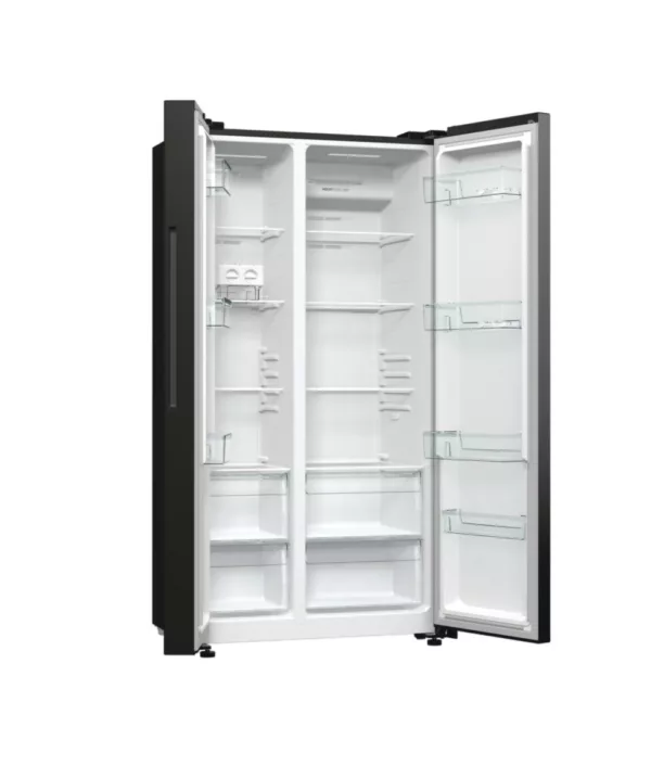 Gorenje NRR9185EABXL refrigerator with side-by-side freezer cm. 92 hours 179 – lit. 550 – black stainless steel - Image 8