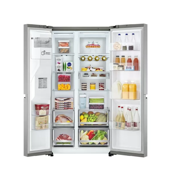 Lg GSLV91MBAD refrigerator with side-by-side freezer cm. 91 hours 179 – lit. 635 - silver - Image 2
