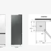 Samsung RB34C775CB1/EF Ecoflex Freestanding refrigerator with freezer cm. 60 hours. 185 - according to 344 - anthracite - Image 10